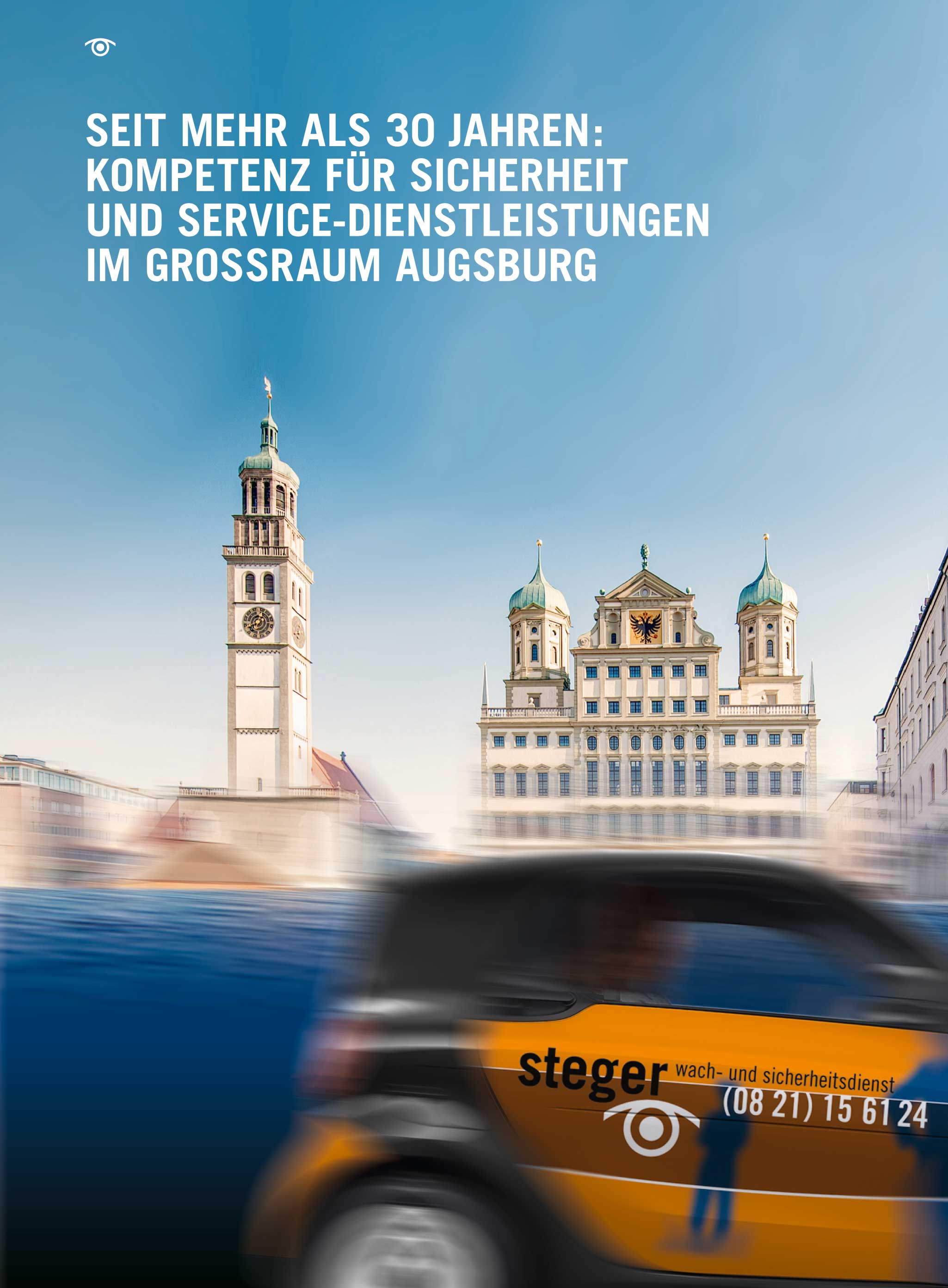 Prospekt Grafikdesign | Sicherheitsdienst Steger | Augsburg