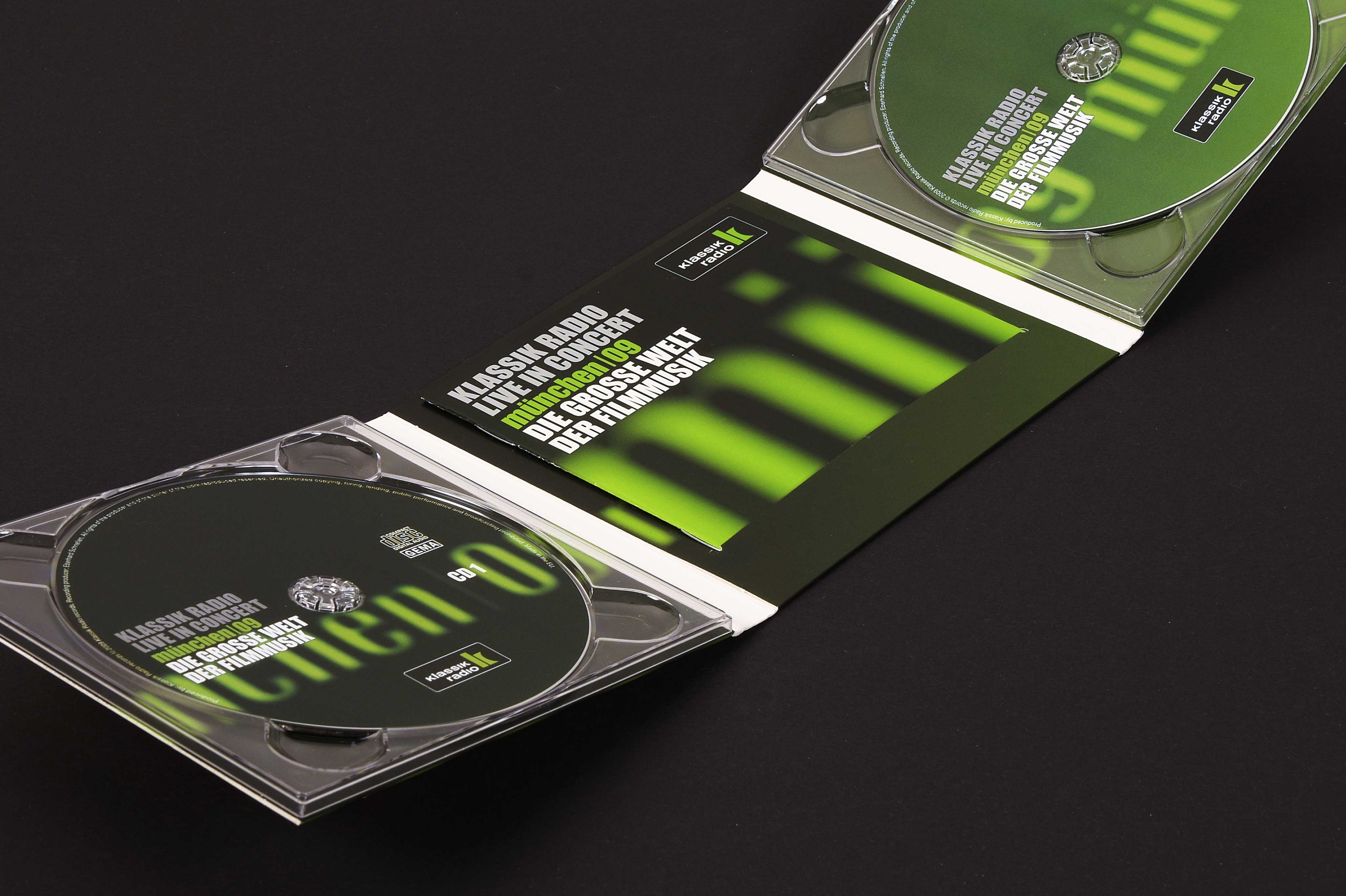 CD Packaging Grafikdesign | Klassik Radio | Augsburg
