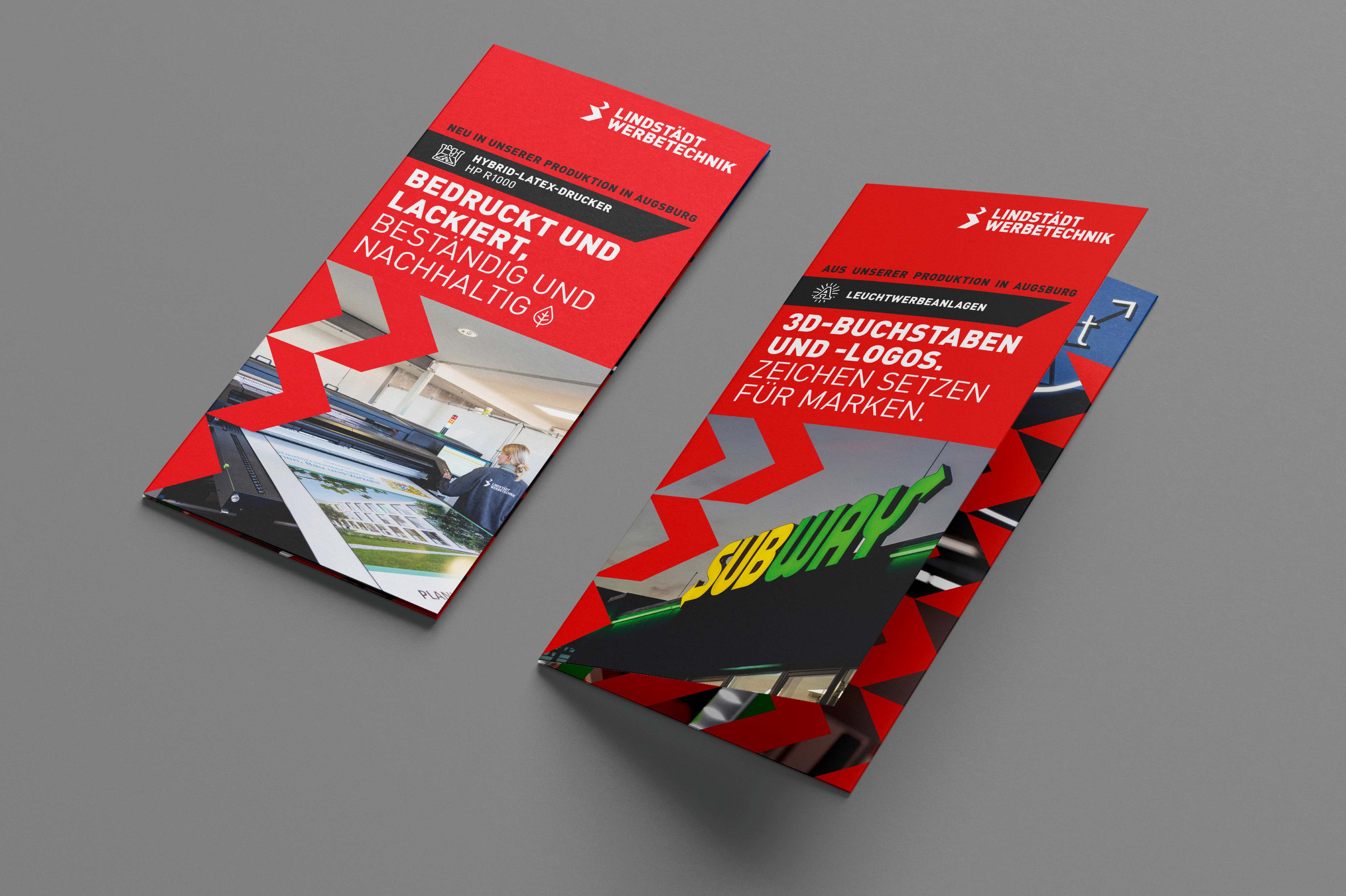 Flyerdesign | Lindstädt Werbetechnik | Augsburg