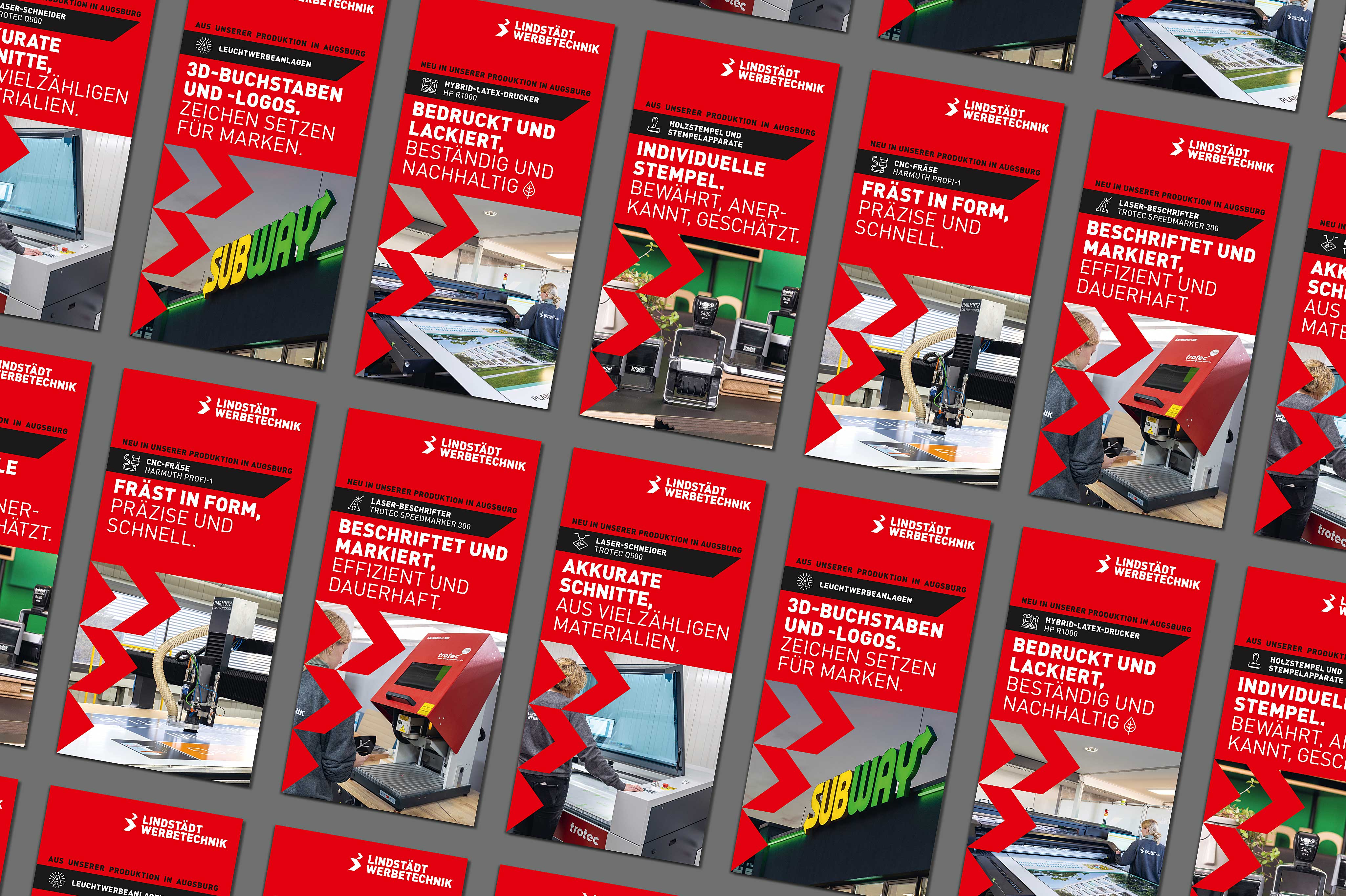 Flyerdesign | Lindstädt Werbetechnik | Augsburg