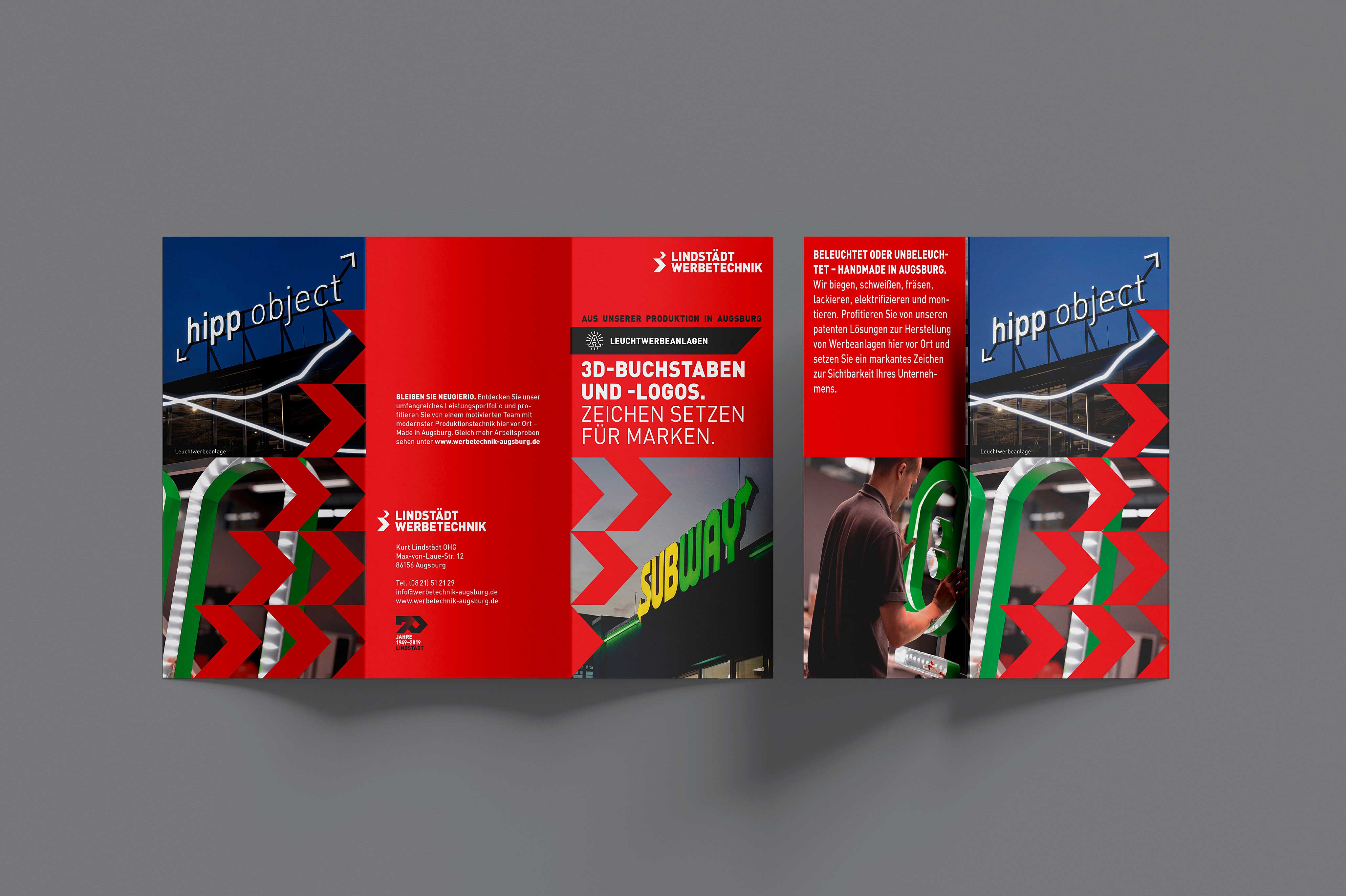 Flyerdesign | Lindstädt Werbetechnik | Augsburg
