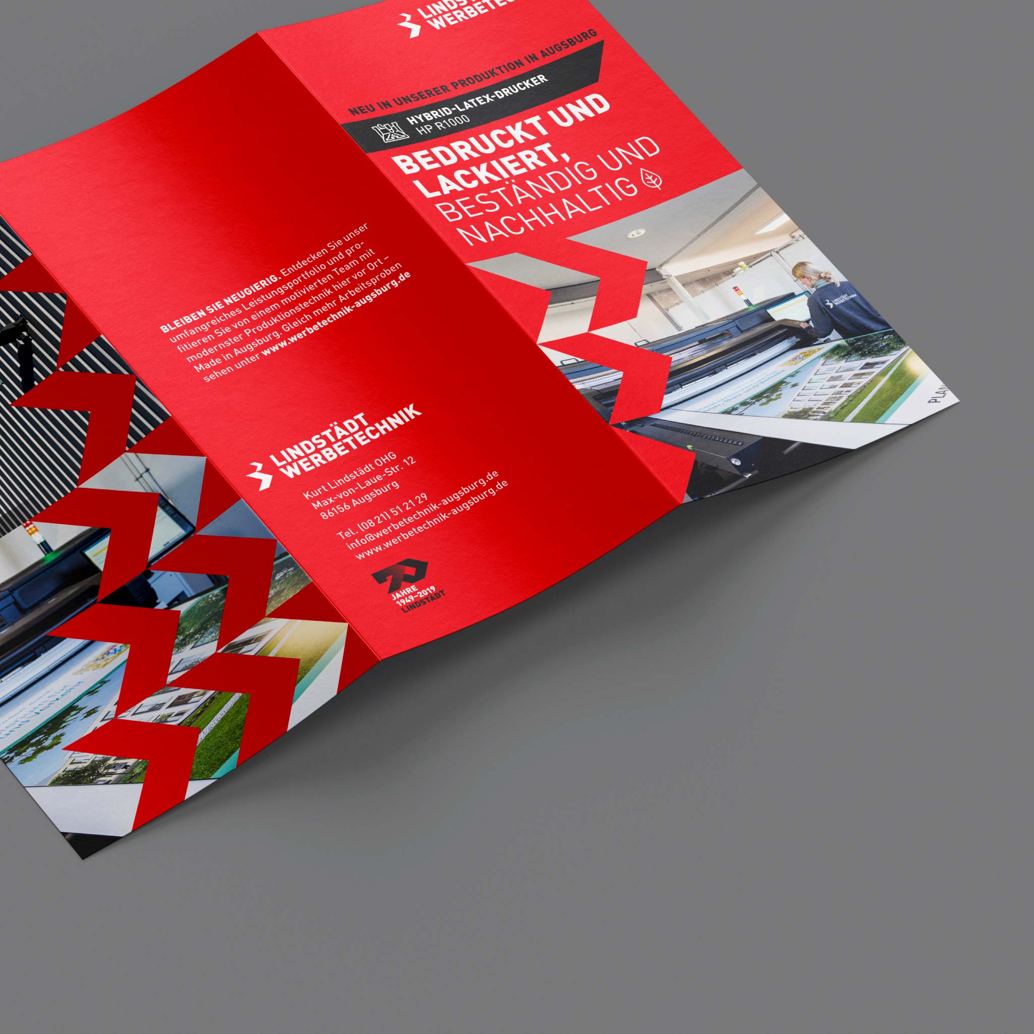 Flyerdesign | Lindstädt Werbetechnik | Augsburg